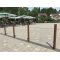 Ornamental bollard | Series 477B | � 76 mm | removable, self-engaging lockwith hot-dip galvanized ground socket part-no. 476.40approx. 400 mm below ground | with Euro profile cylinder lock and three keys | without eyelet